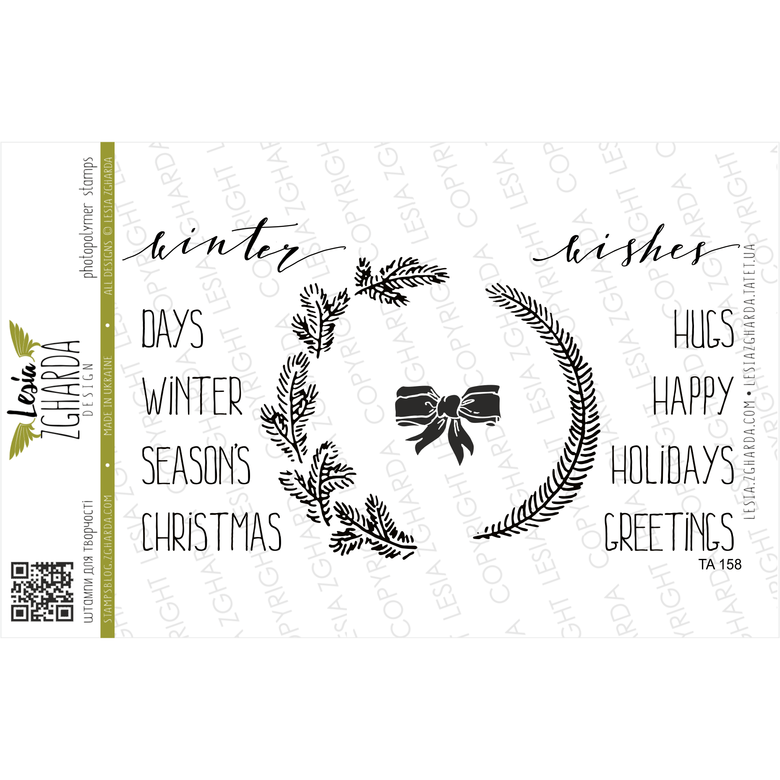 {TA158} Stamp Set "Winter wishes"