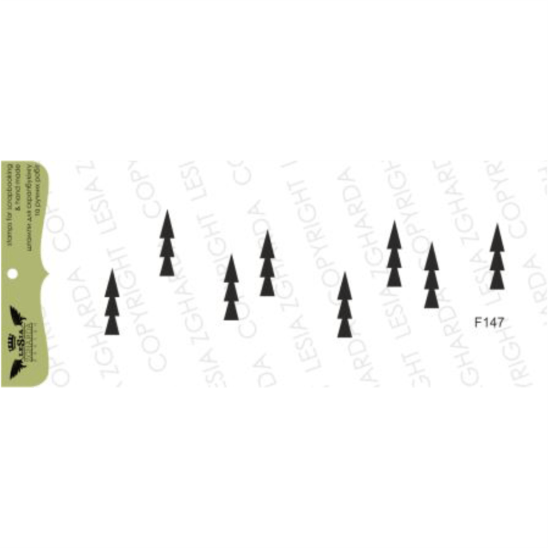 {F147} Stamp "Christmas trees"