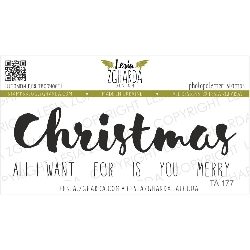 {TA177} Stamp set "Christmas"