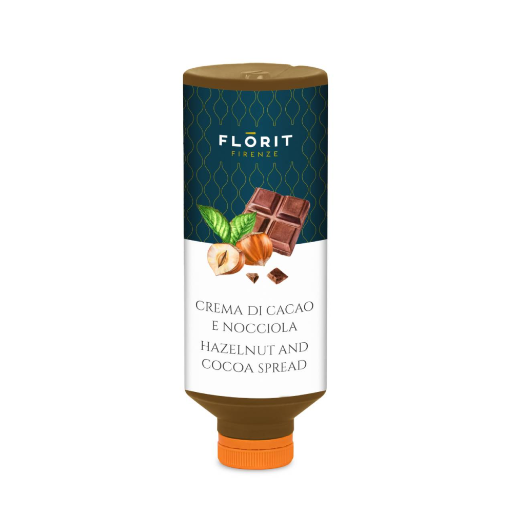 ШОКОЛАДНО-ГОРІХОВИЙ КРЕМ FLORIT, 800г