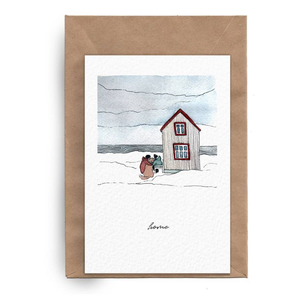 Postcard "Home"