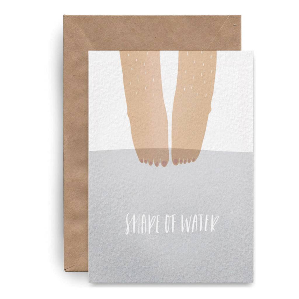 Postcard "Shape of water"