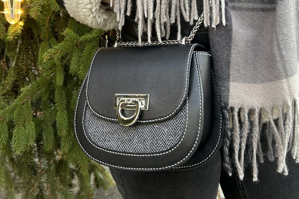 Saddle bag mini Tweed