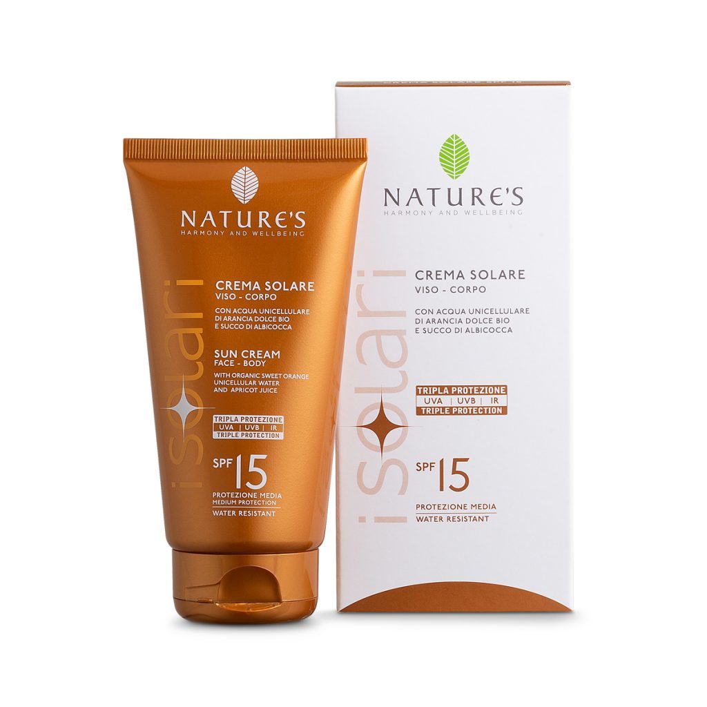 Солнцезащитный крем для тела и лица SPF 15