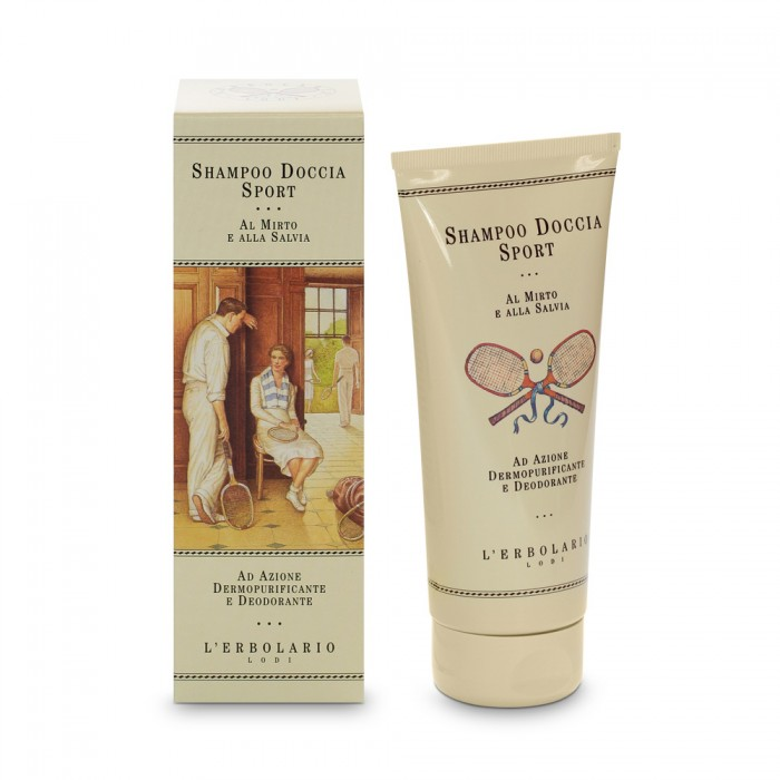 Шампунь – средство для душа для спортсменов на основе Мирта и Шалфея 200мл