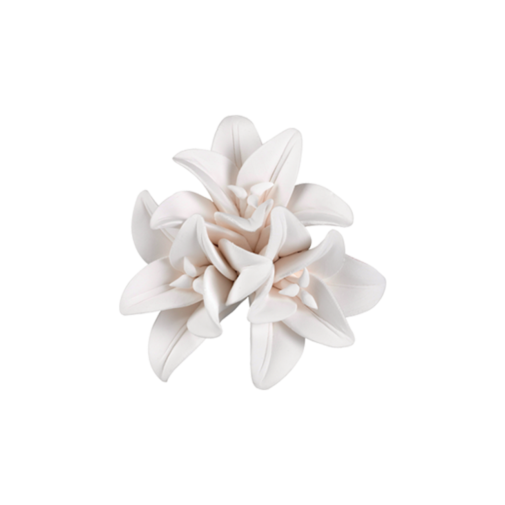 Гипсовый цветок Лилия