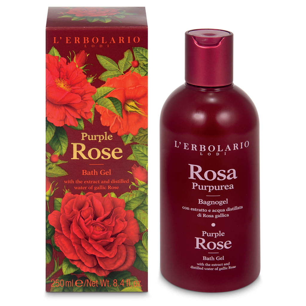 Пена для ванн-гель для душа пурпурная Роза 250мл