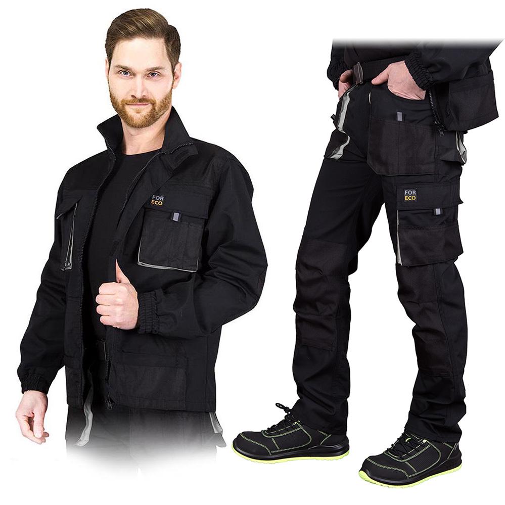 REIS Foreco BJS Pants & Jacket - Робочий комплект штани та куртка чорного кольору