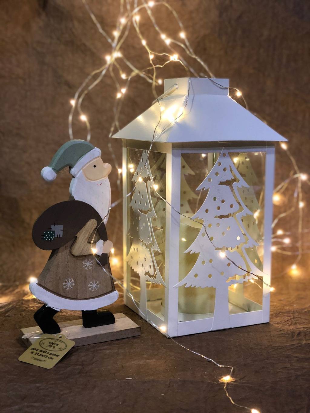 Світловий декор "Новорічний ліхтарик"