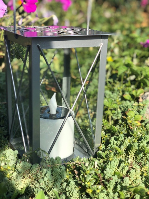 Садовий сонячний ліхтарик "Ретро"