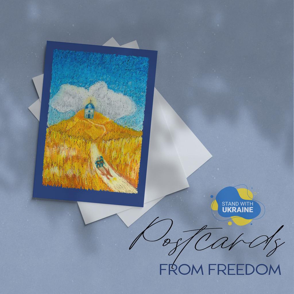 Kit of cards "Postcards from freedom"