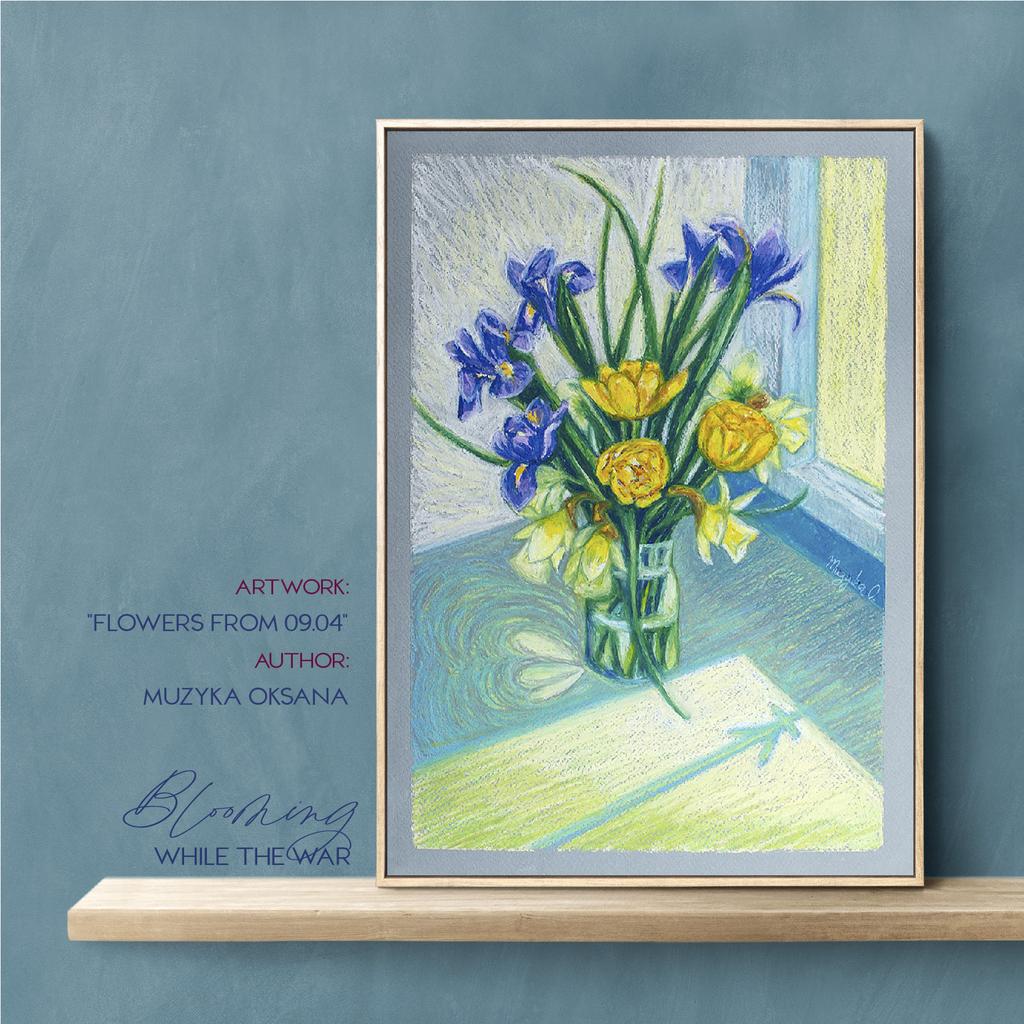 art "Flowers from 09.04". original