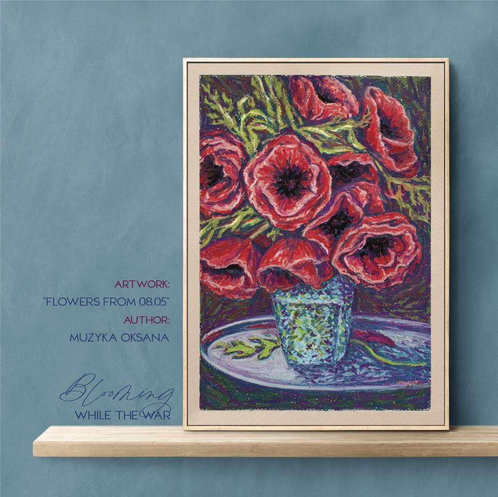 art "Flowers from 08.05". original