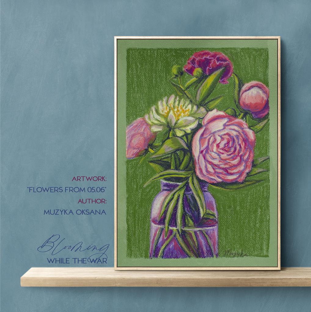 art "Flowers from 05.06". original