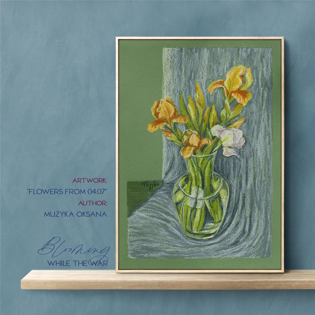 art "Flowers from 04.07". original