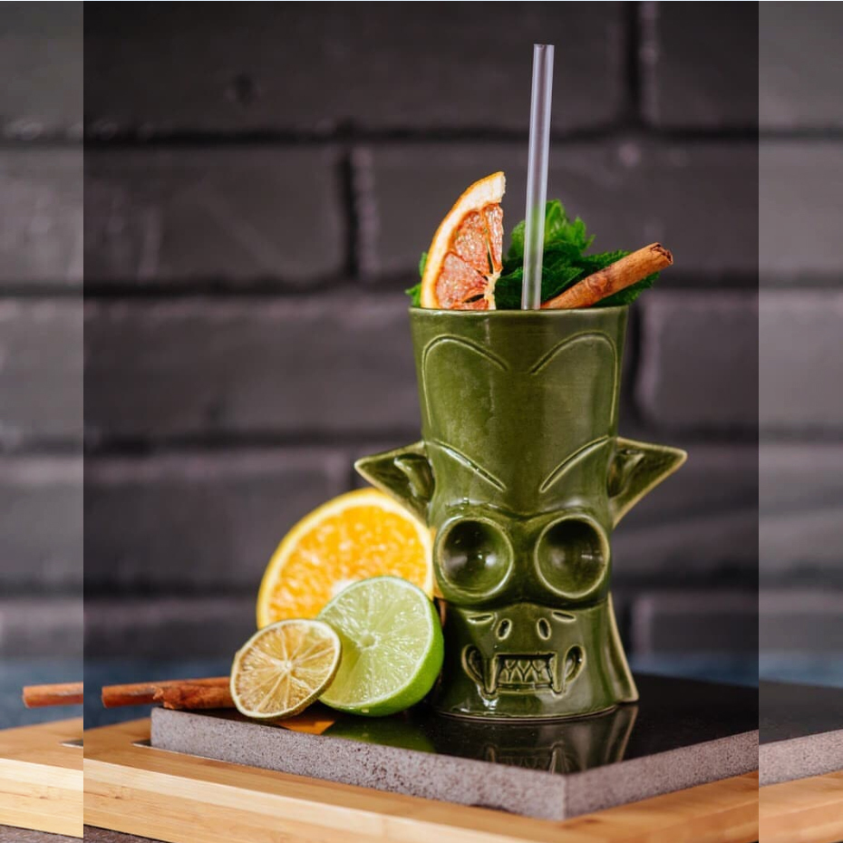 Стакан керамический «Тики», болотный