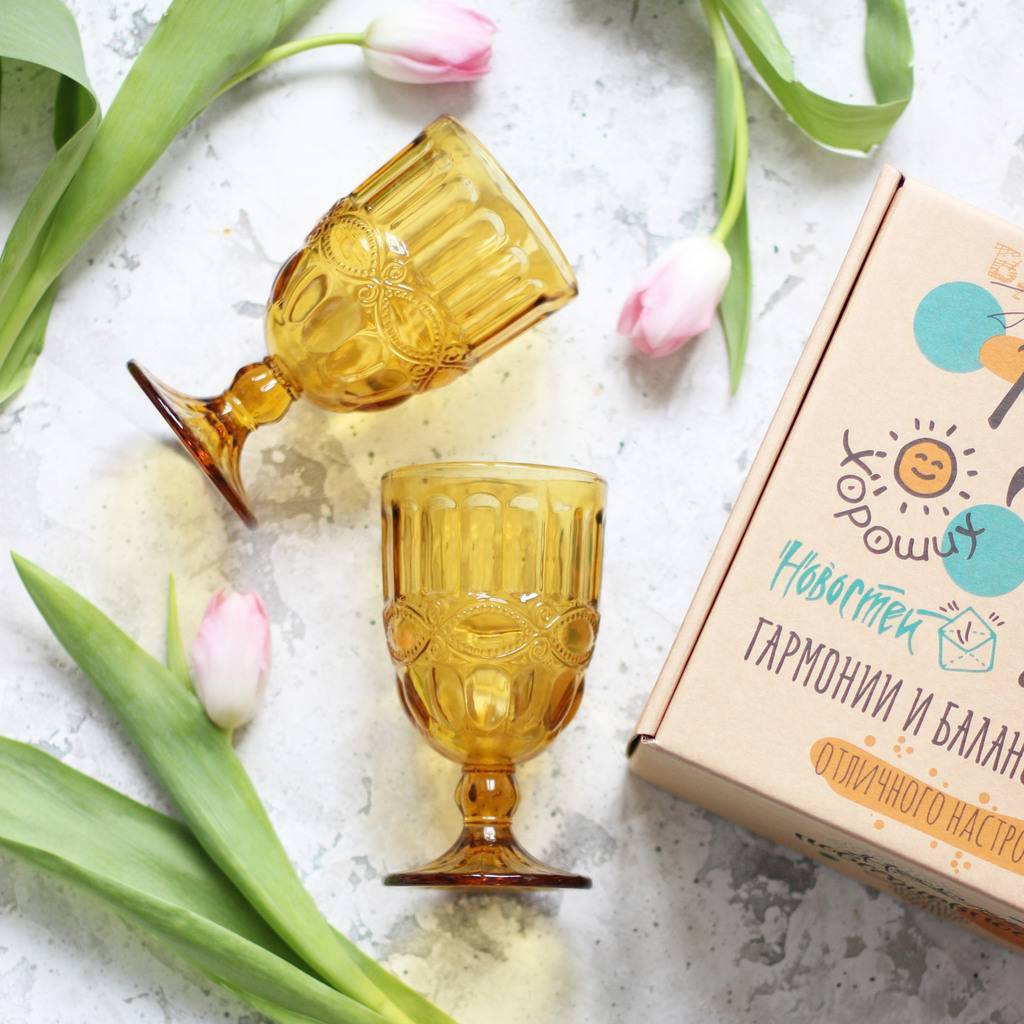 Набор подарочный "Два бокала"