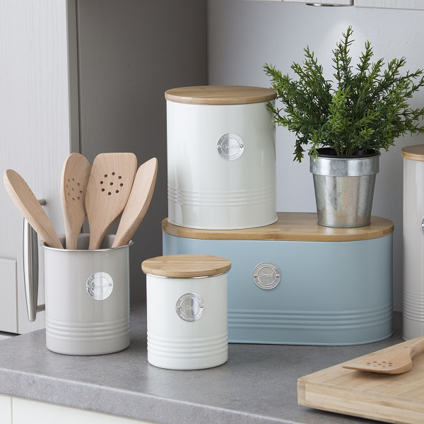 Хлебница Living голубая