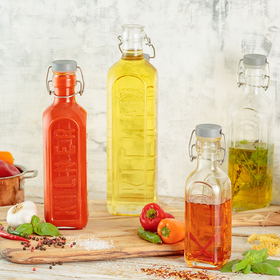 Бутылка Kilner Clip Top с мерными делениями
