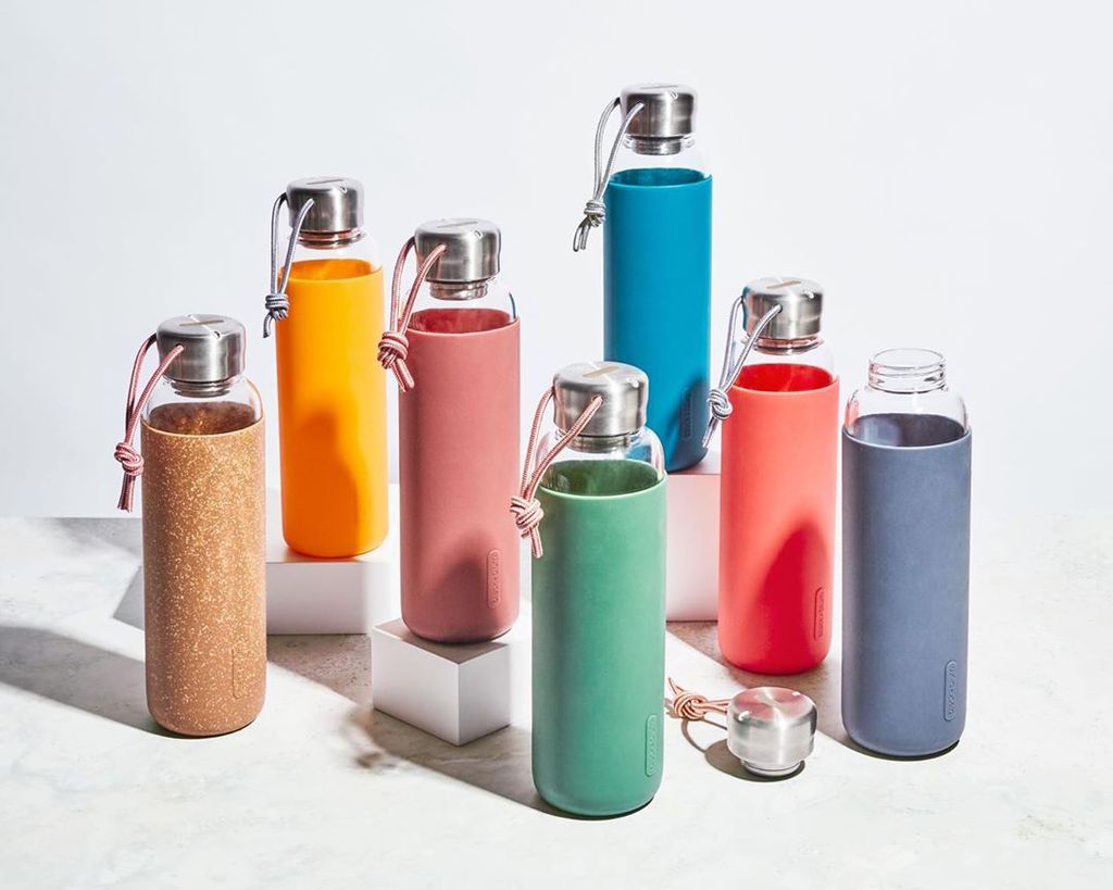 Бутылка для воды стеклянная Black+Blum 600 мл