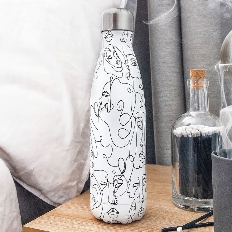 Термос Line Drawing 500 мл Faces