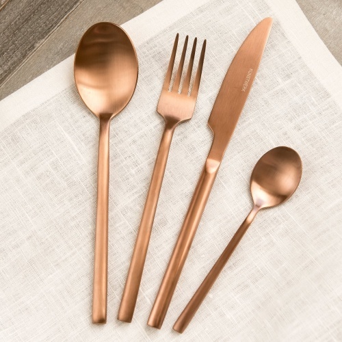 Столовые приборы Sapporo Pink Gold, 4 предм.
