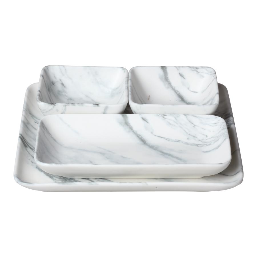 Набор сервировочных блюд Marble, 4 шт.
