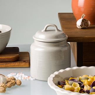 Банка для хранения In The Village, 1 л, серая