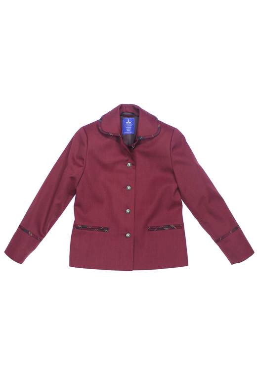 BURGUNDY JACKET FOR GIRL, MODEL 121