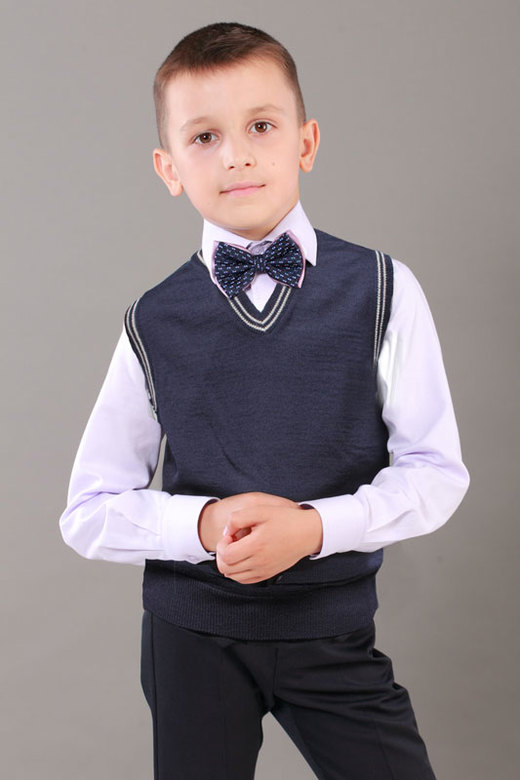 KNITTED VEST FOR BOY, MODEL 221