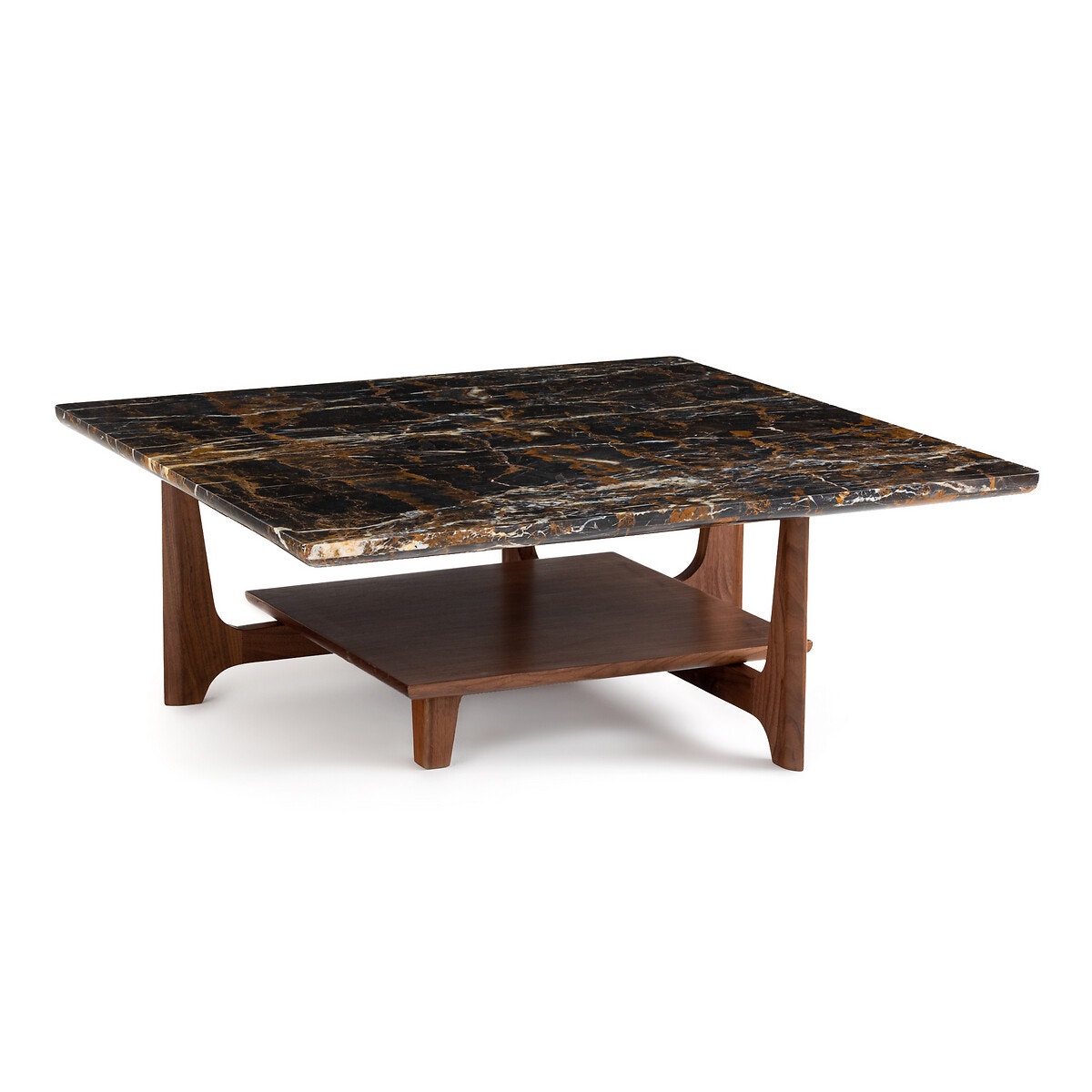 Стол журнальный из янтарного мрамора