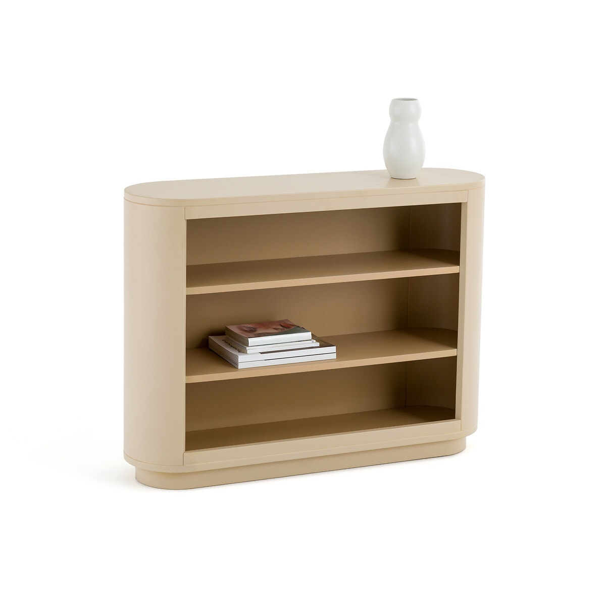 Консоль-этажерка розовая