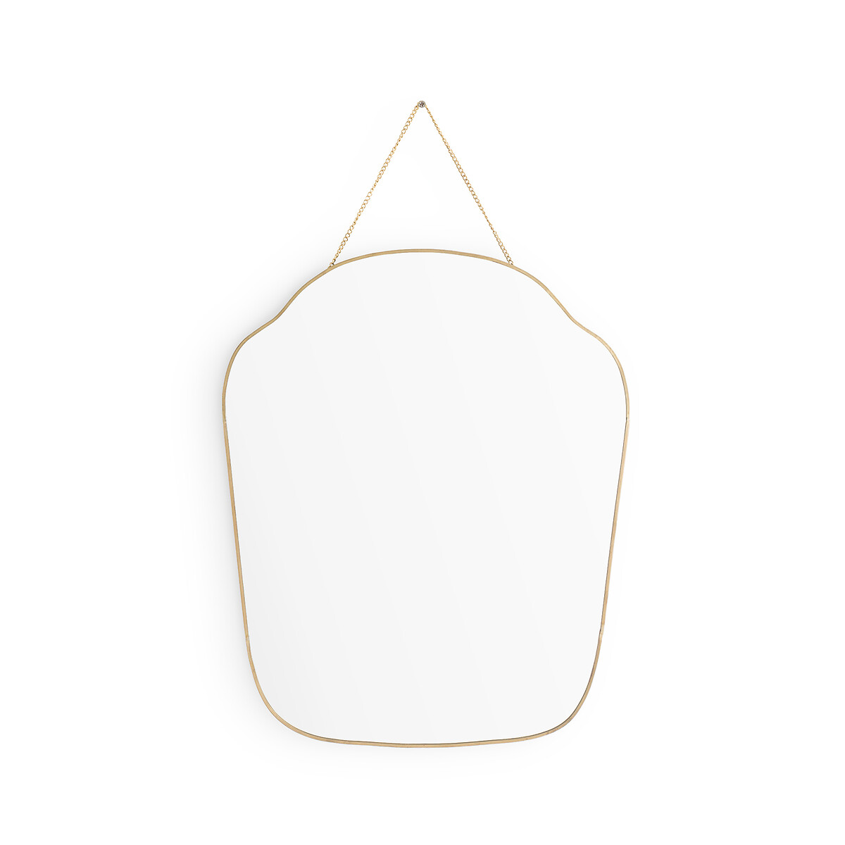 Зеркало с отделкой из латуни 40 x 50 см