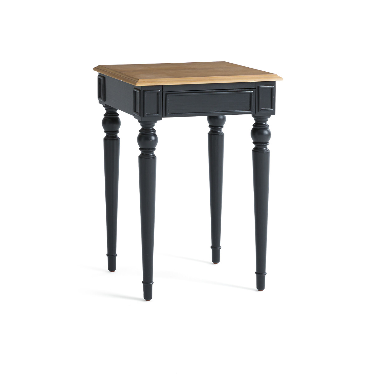 Тумба прикроватная в классическом стиле (черный)