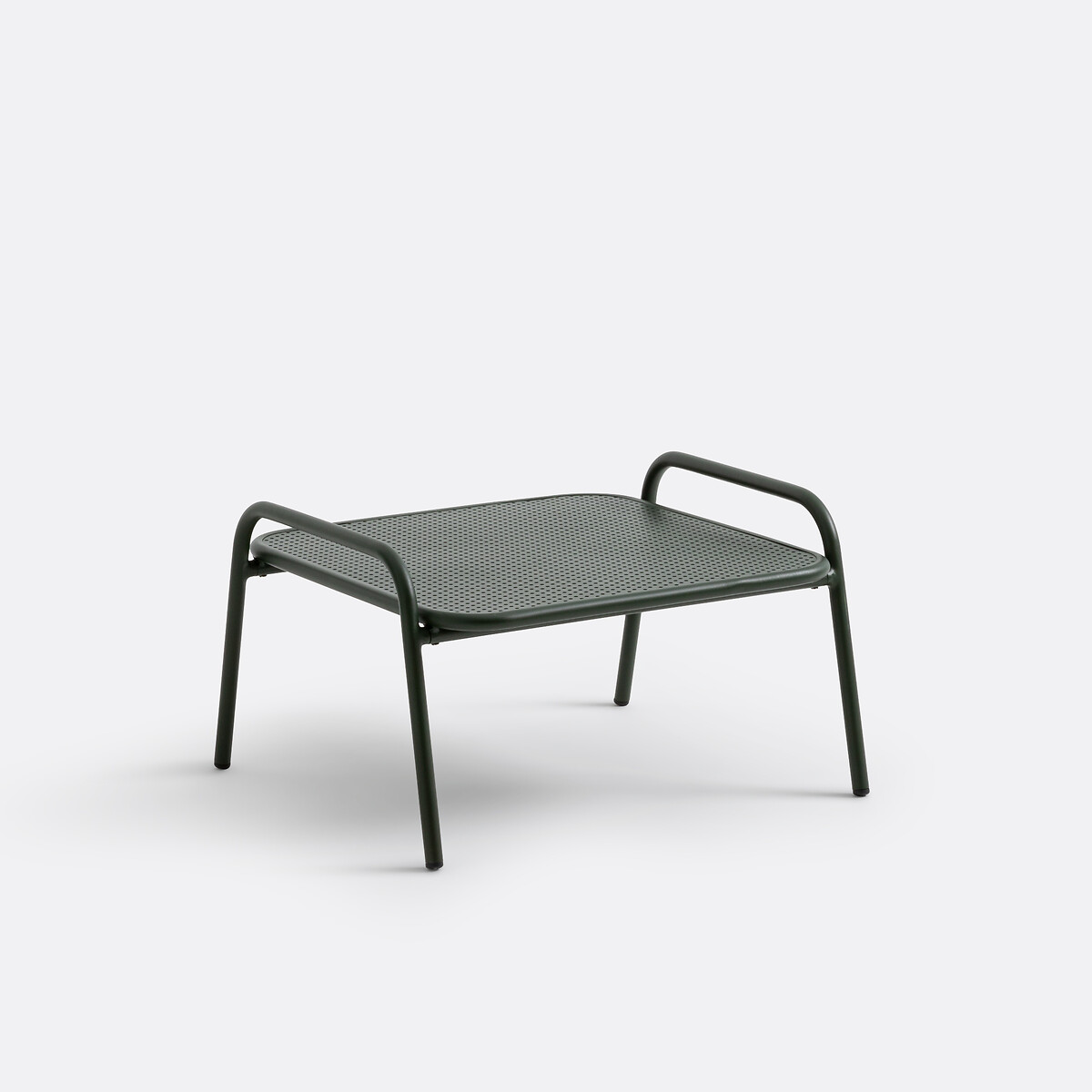 Стол журнальный / подставка для ног из алюминия (темно-зеленый)