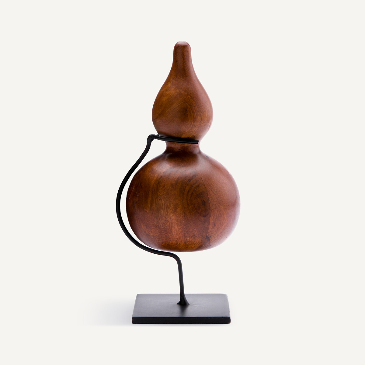 Предмет декора из мангового дерева на подставке