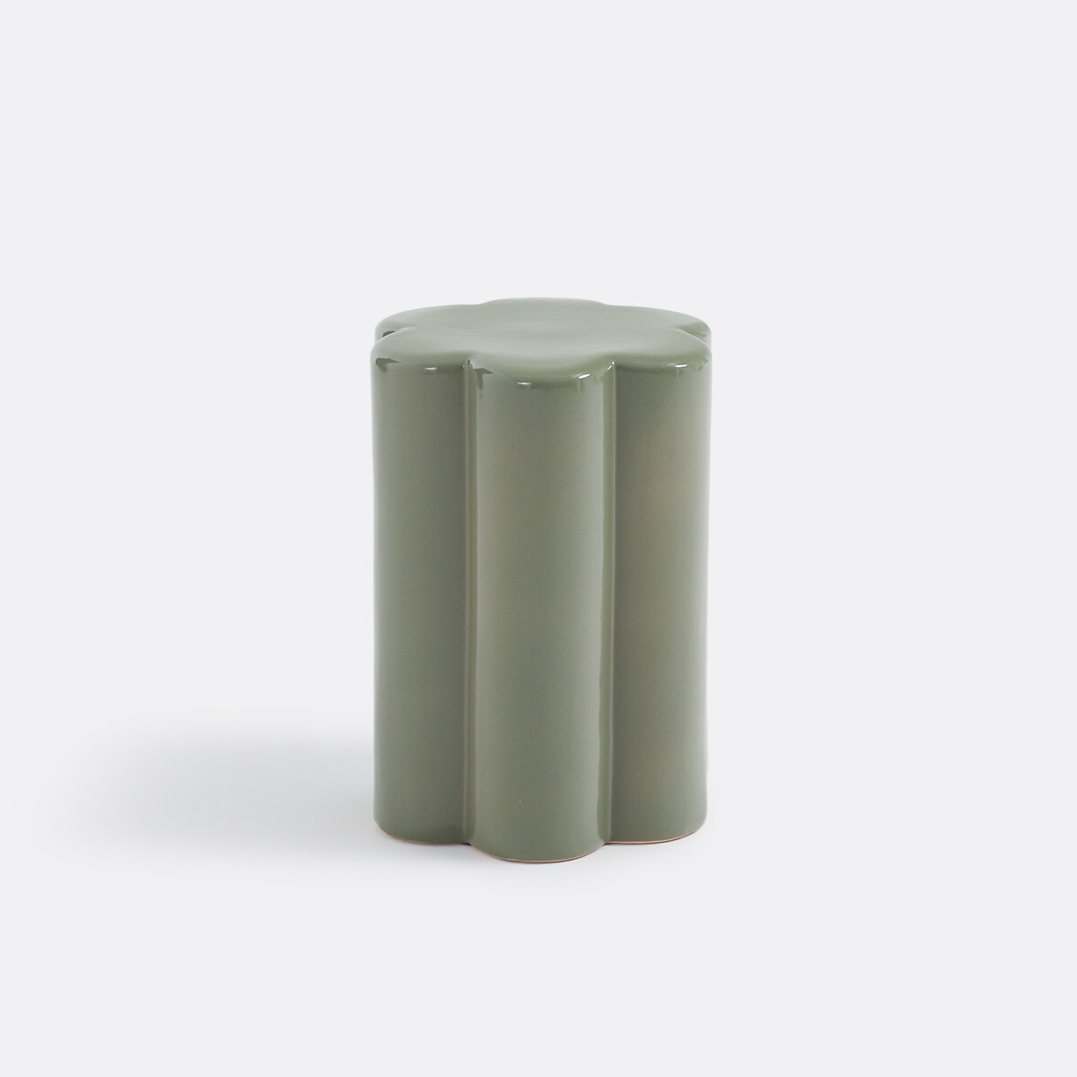 Стол журнальный в форме цветка из керамики