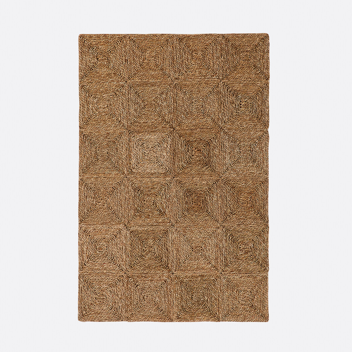 Коврик прямоугольный из плетеного материала, складно