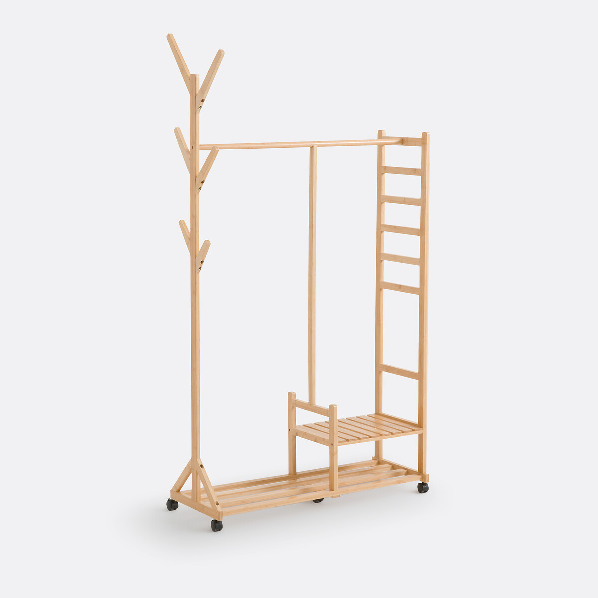 Стойка-вешалка из бамбука