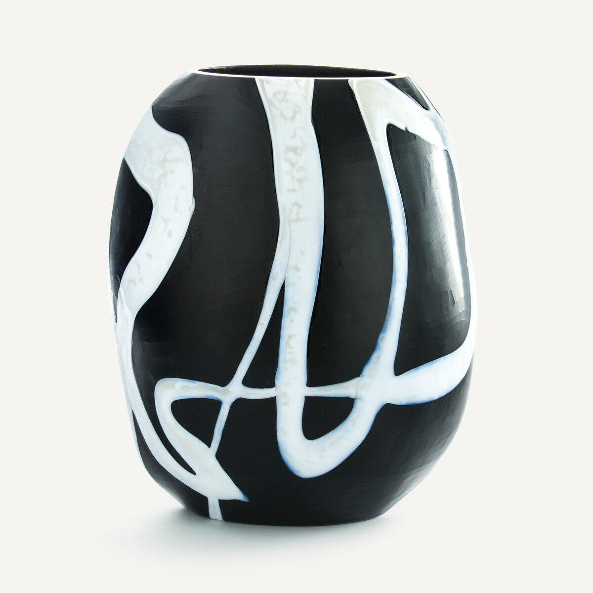 Ваза из стекла ручной выдувки, В26,5 см