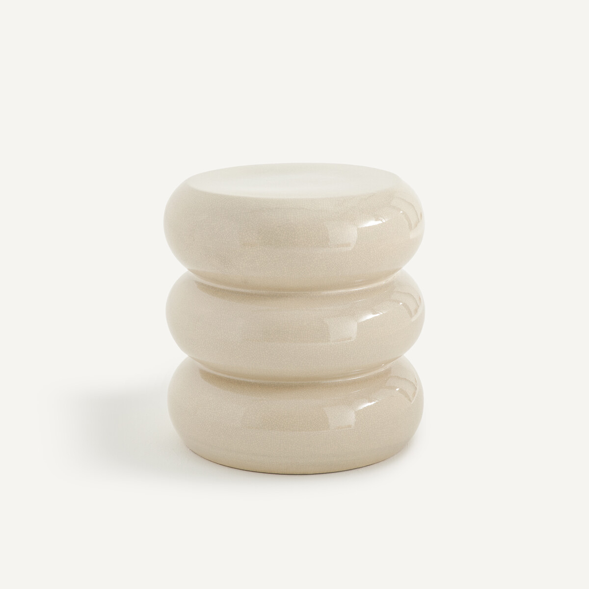 Приставной столик, керамический, с эффектом кракелюра