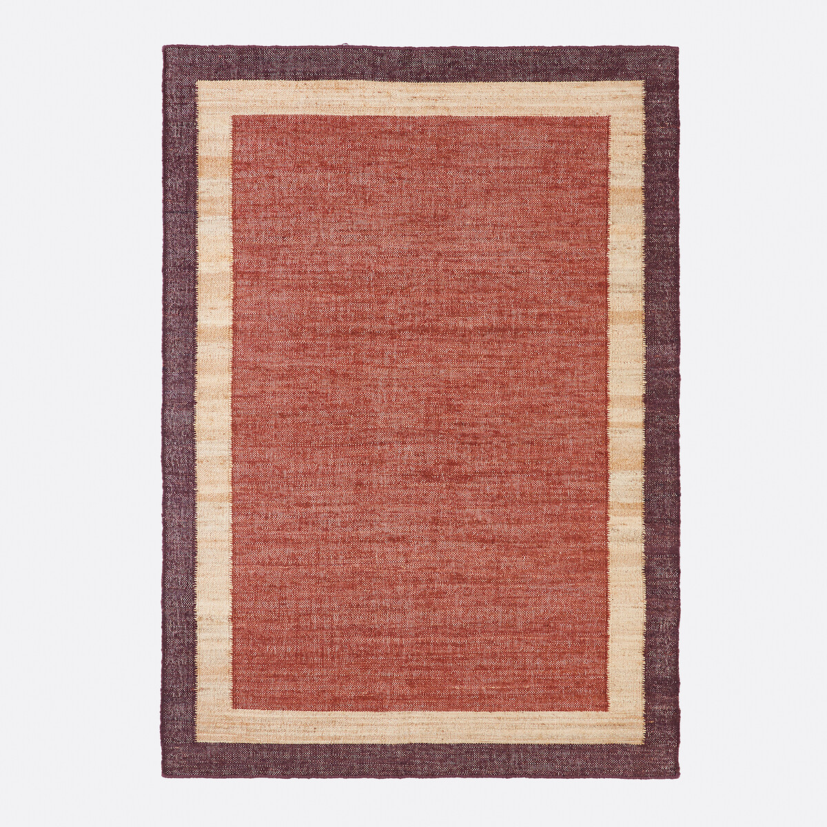 Ковер из 100% джута (кирпичный)