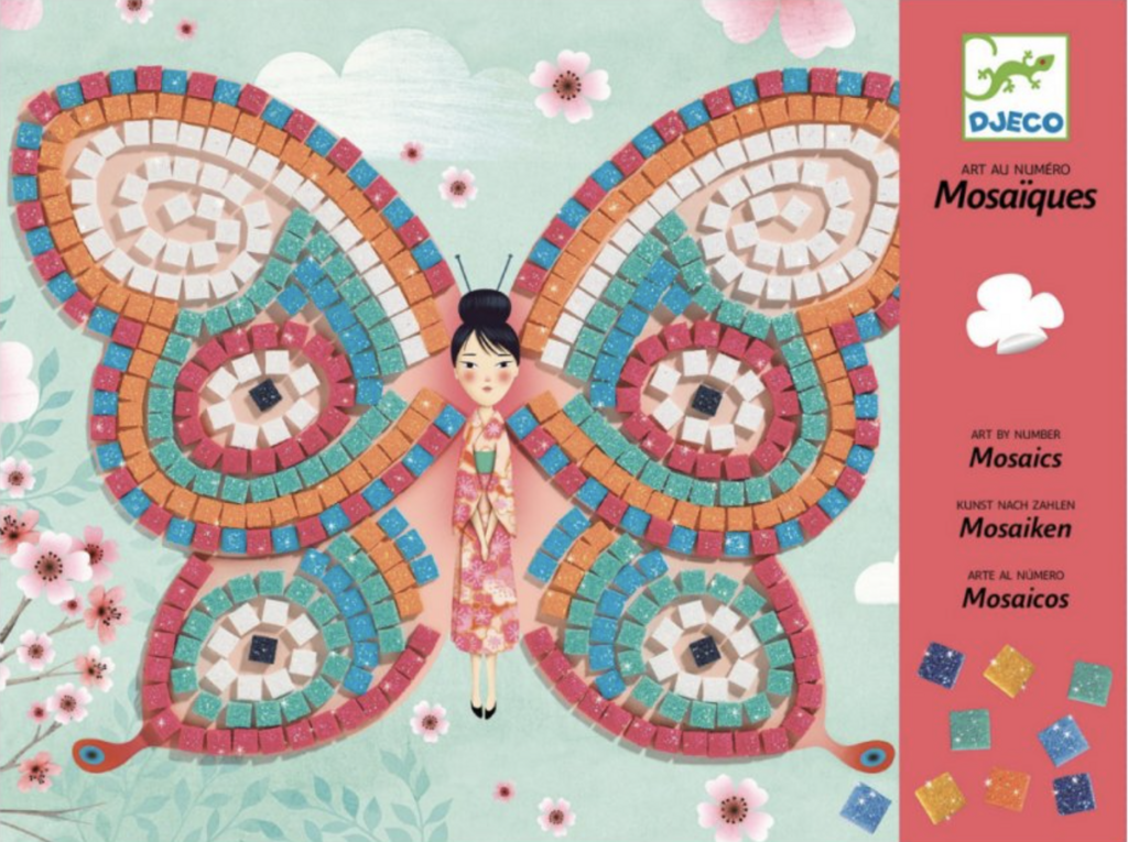 Набор для создания Мозаики Бабочки DJECO DIY (3-7 лет)