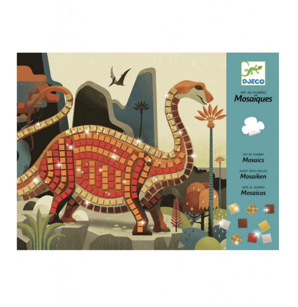 Набор для создания Мозаики Динозавр DJECO DIY (3-7 лет)