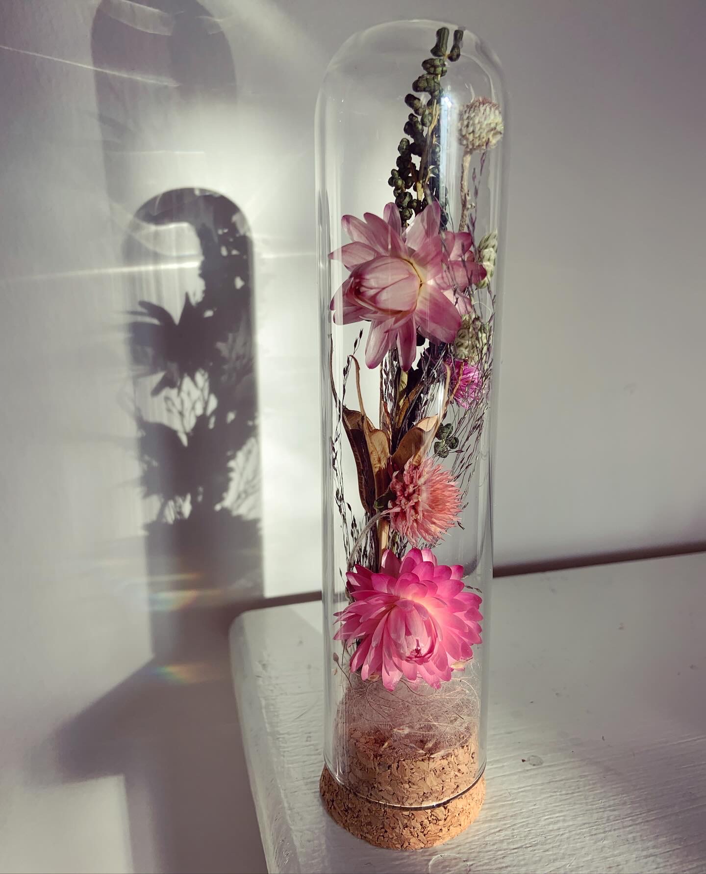 Garden in a glass Pink Shades