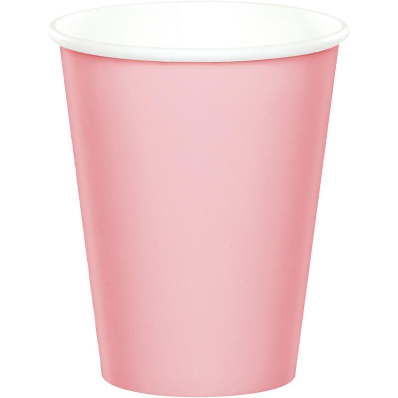 Glāzītes rozā 266 ml, 8 gab