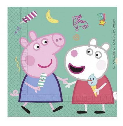 Salvetes Cūciņa Peppa" 33x33 cm, 20 gab