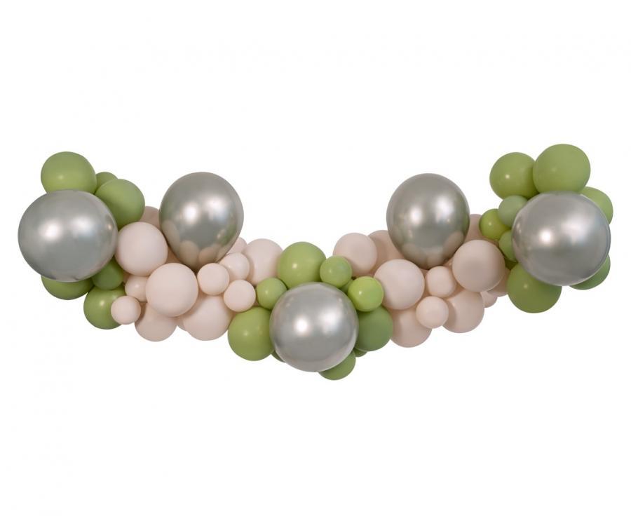 Balonu virtene "Olive/champagne/latte"