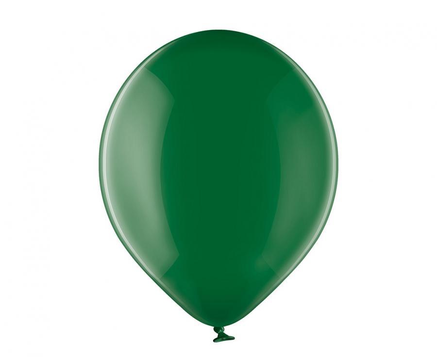 Crystal lateksa balons zaļš, 1 gab