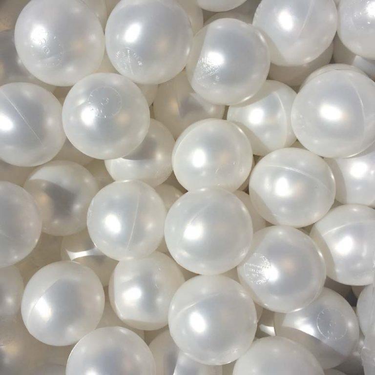 Baltas plastmasas bumbas, 500 gab